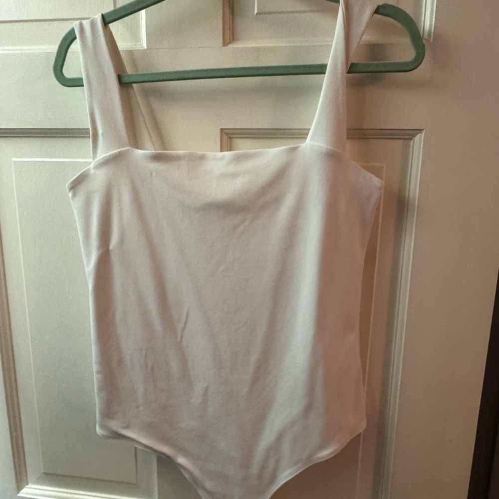 Abercrombie & Fitch Cream Soft Bodysuit